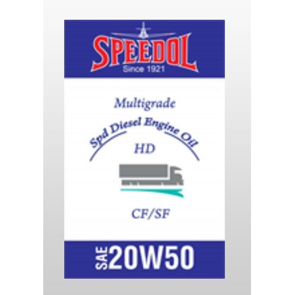 SPEEDOL SPD DİZEL HD 20W50 CF/SF 16LT