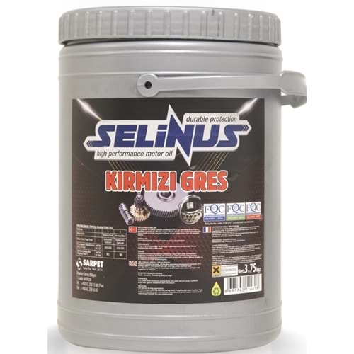 SELİNUS KIRMIZI GRES 4 KG